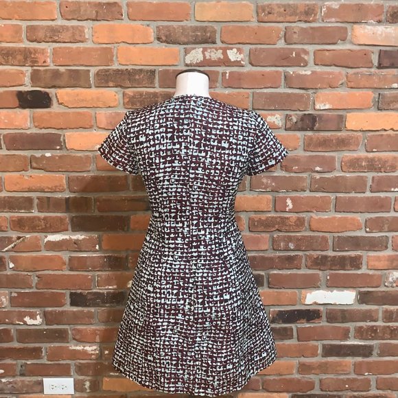 MaxMara Weekend Short Sleeve  Printed Sheath Dress Size XS With Pockets - Picture 5 of 7